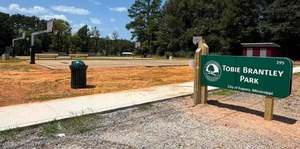 Progress being made at Tobie Brantley Park