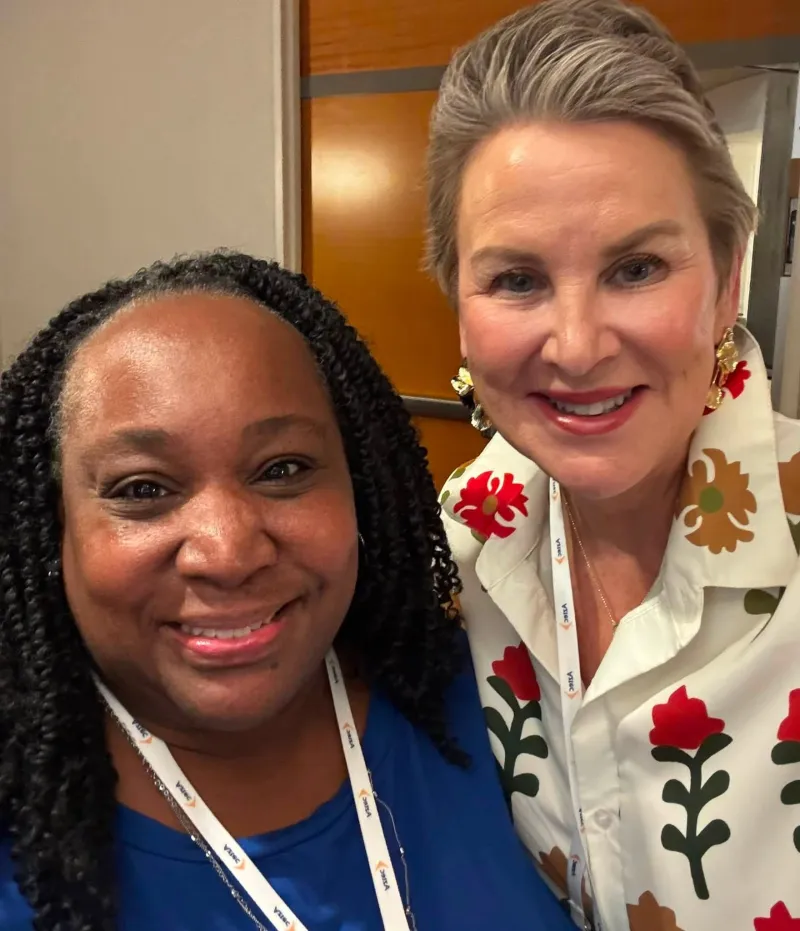 Monica McGhee represents CPSD in Atlanta
