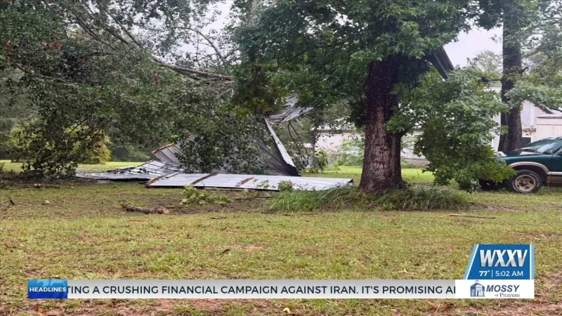 Thunderstorms leave damage across parts of Jackson County