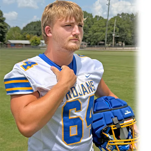 Charlie Poynor to set the standard up front for the Trojans