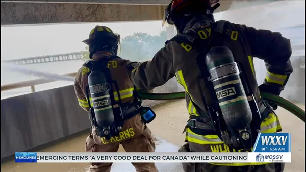 Biloxi fire crews take part in training