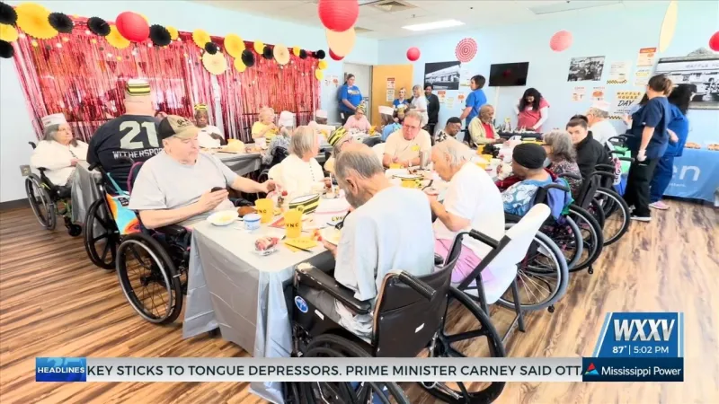 Lakeview Nursing Center brings Waffle House experience to residents for National Waffle Day