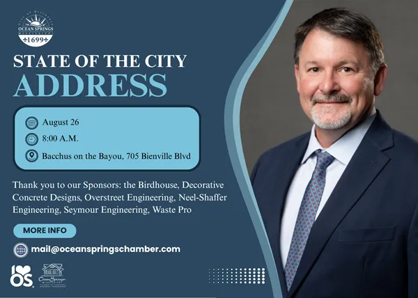Ocean Springs State of the City Address scheduled for this week