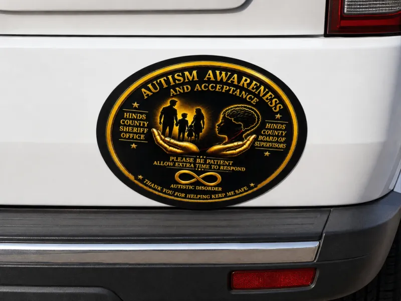 Hinds County launches Autism Awareness and Acceptance Bumper Sticker Initiative