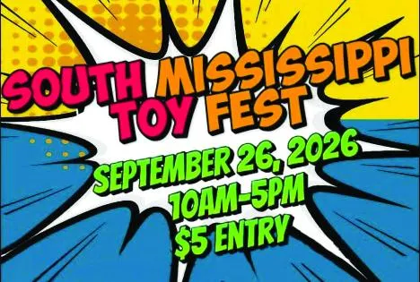 South Mississippi Toy Fest Returns Bigger and Better Saturday, September 26, 2026 at Lake Terrace Convention Center