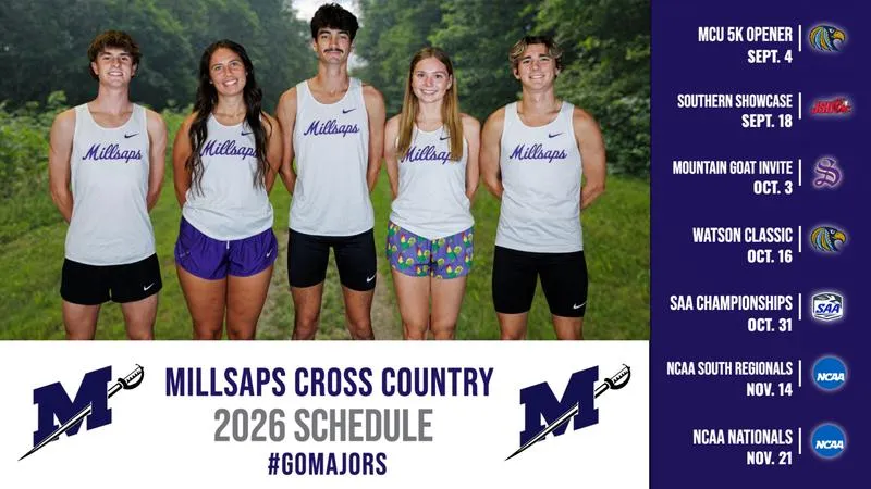Millsaps Cross Country Announces 2026 Schedule
