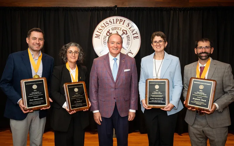MSU honors faculty members with Giles Distinguished Professor, Grisham Master Teacher accolades