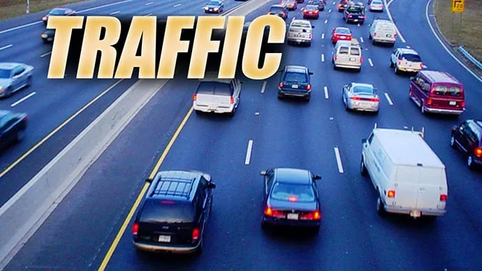 I-10 seeing delays due to overturned cement truck