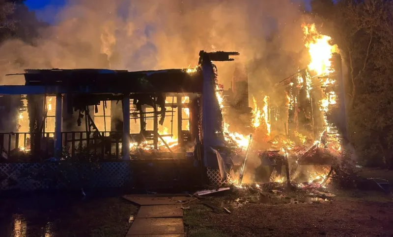 Fire destroys home at Mississippi addiction recovery center
