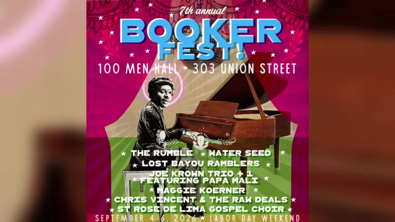 Booker Fest returns to 100 Men Hall in Bay St. Louis