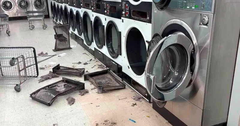 Man accused of causing more than $10K in damage to Laurel laundromat