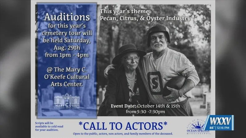 Ocean Springs Cemetery Tours Saturday at Mary C.