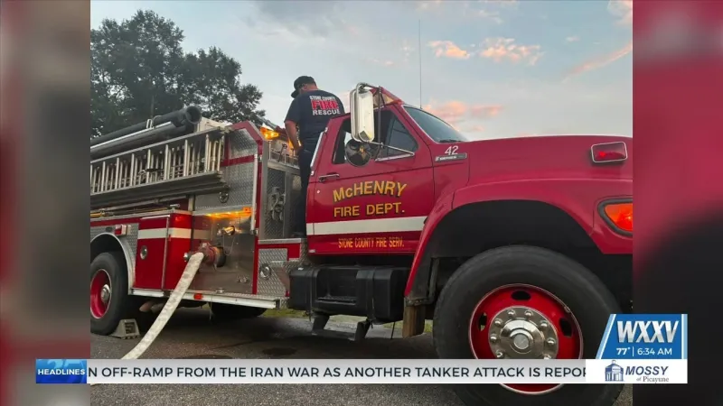 Firefighters take part in county wide training in Stone County