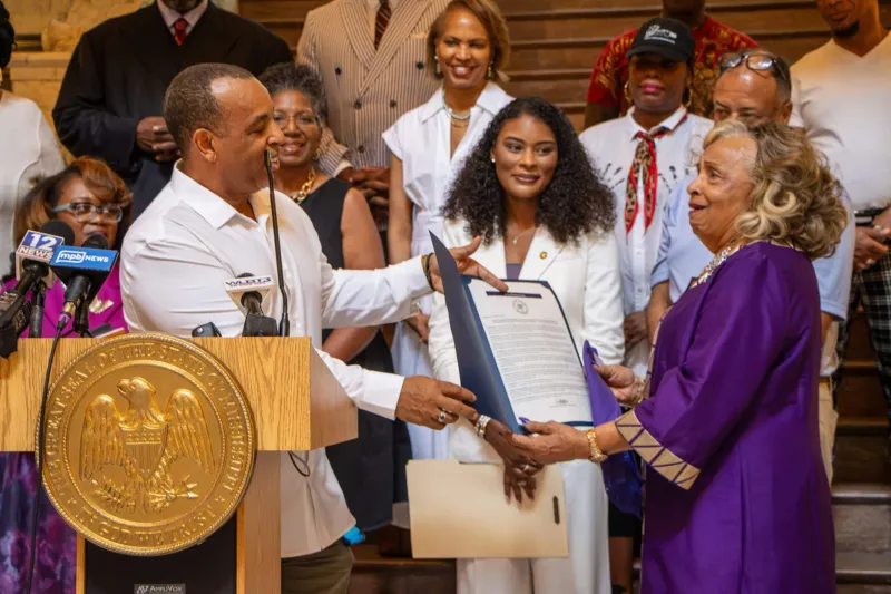 GALLERY -- Civil rights legend Dr. Flonzie Brown Goodloe Wright joined state and community leaders at the Mississippi State Capitol for the launch of the inaugural...