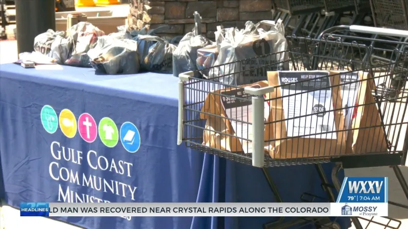 Gulf Coast Community Ministries holds food drive to support families in need