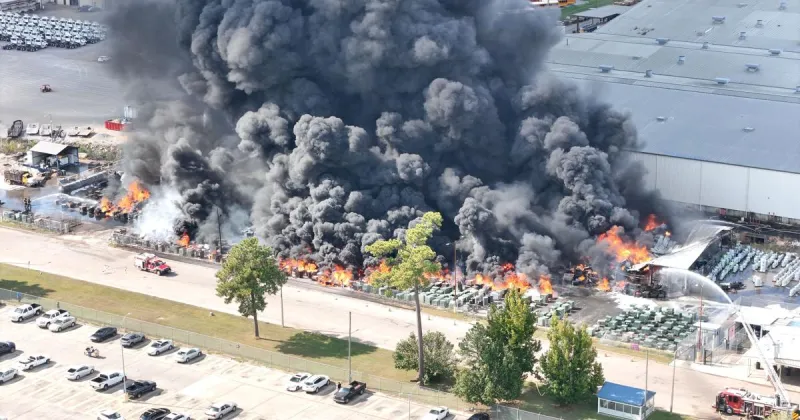 Howard fire believed to have started in paint booth