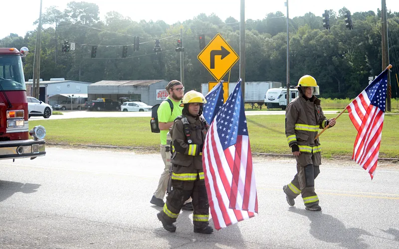 Foxworth VFD holds 9/11 Walk