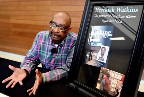 Hezekiah Watkins gets birthday wishes at Mississippi Civil Rights Museum