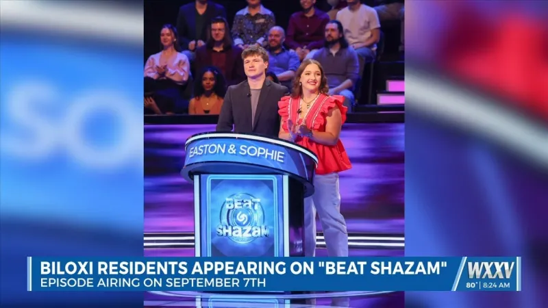Two Biloxi contestants being featured on "Beat Shazam" finale