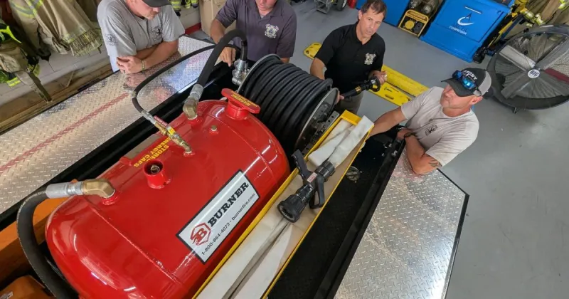 Compressed air foam system helps in AFD response calls