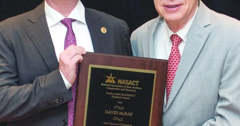 McRae receives president's award from NASACT