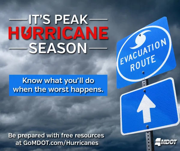 MDOT offers tips to prepare for peak hurricane season