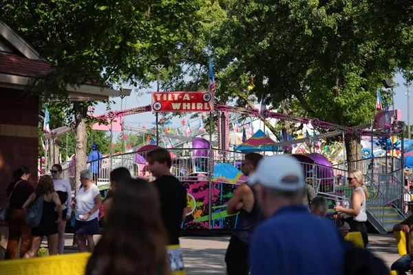 Spinning and dipping, Minnesota fairgoers delight in the classic Tilt-A-Whirl ride as it turns 100
