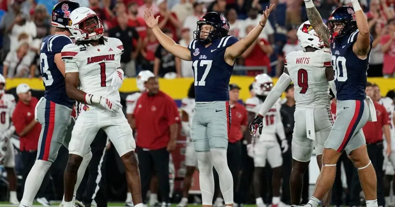 Lucas Carneiro nails game-winner as No. 9 Ole Miss wins season-opening thriller