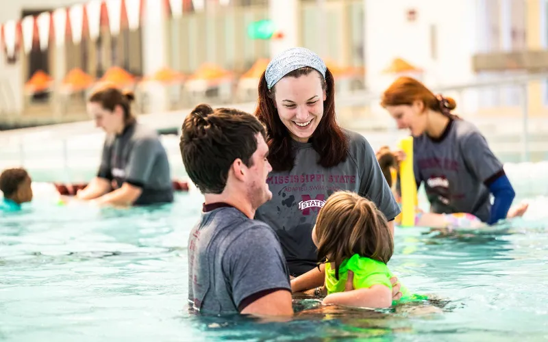 MSU hosts fall Adapted Swim Camp for individuals with special needs