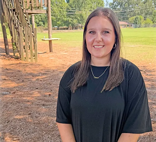 Emma Logan in third year leading Bruce Trojan Band
