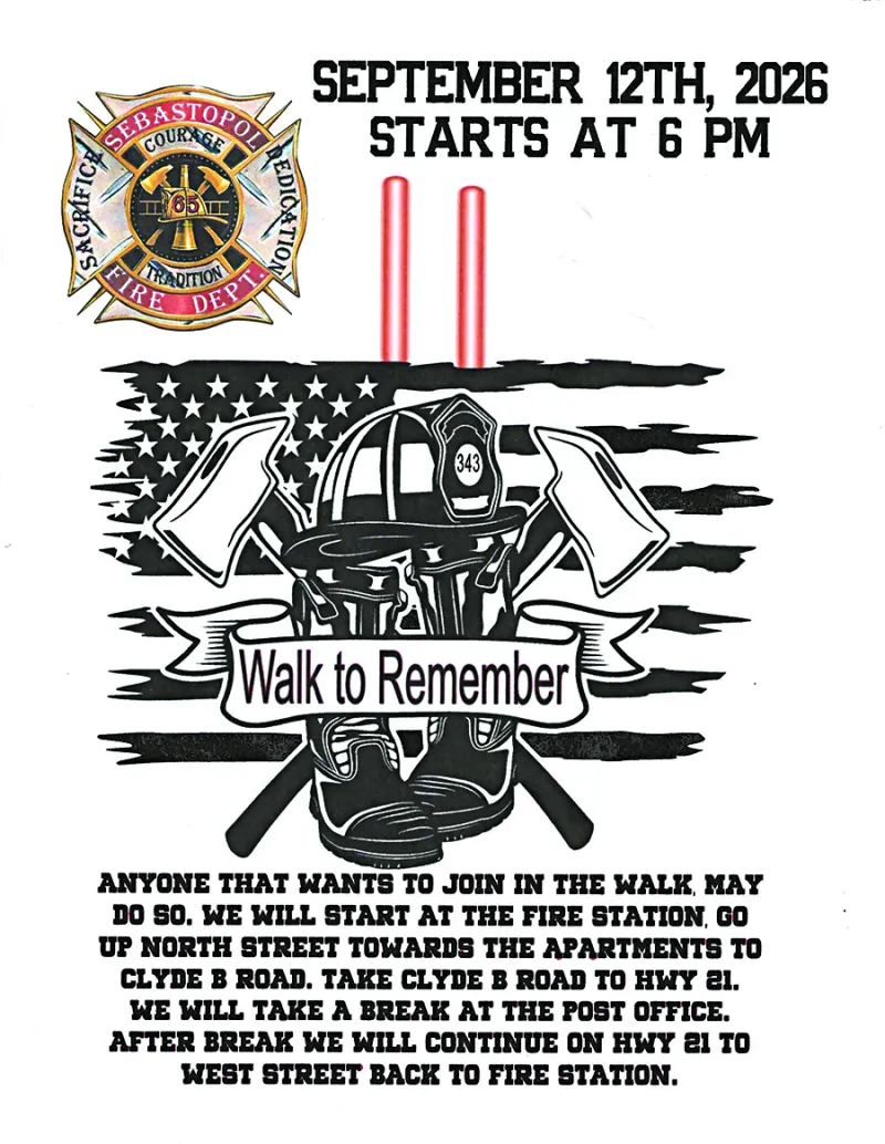 911 Walk to Remember set for Saturday