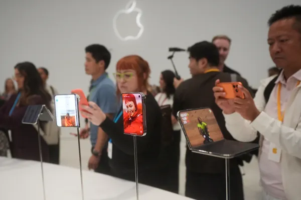 New Apple CEO unveils latest iPhone lineup, including a foldable model called Duo