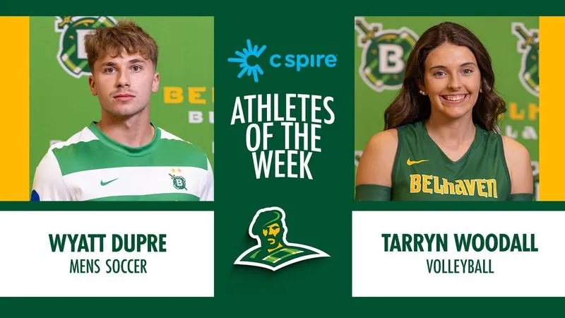 Wyatt Dupre and Tarryn Woodall Named C Spire Athletes of the Week