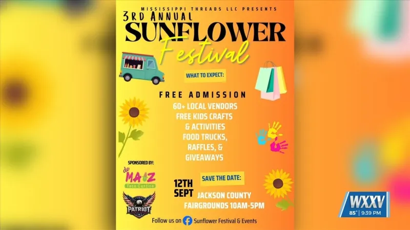 Third annual Sunflower Festival returns to the Jackson County Fairgrounds
