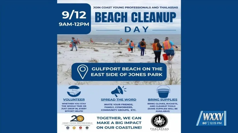 Coast Young Professionals teaming up with Thalassa for weekend beach cleanup