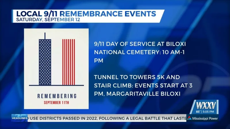 9/11 Remembrance Events across South Mississippi