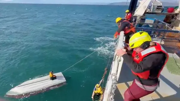 15-year-old rescued after clinging to capsized boat for days in Alaska's Bering Sea