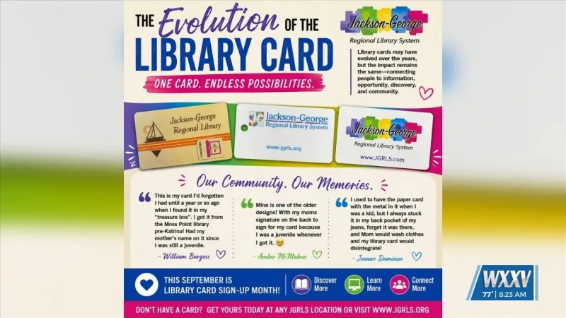 September events at the Jackson George Regional Library System