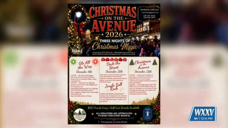 Christmas on the Avenue returns to Biloxi for second year