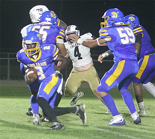 Bruce rolls over Falkner to improve to 3-0 on season