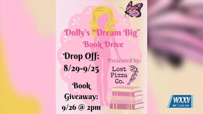 Lost Pizza Co. hosting book drive in honor of Dolly Parton