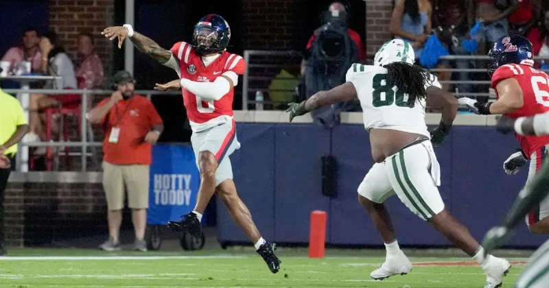 No. 9 Ole Miss cruises past Charlotte in home opener