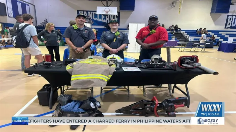 Jackson County Fire Protection team takes part in College and Career Day