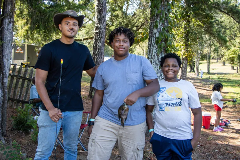 GALLERY -- Uncle James and the Jackson Zoo hosted the second annual Cast and Catch Youth Fishing Day at Livingston Park