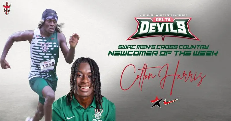 Colton Harris Earns SWAC Men's Cross Country Newcomer of the Week Honors