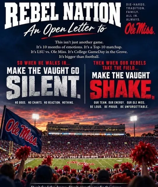 Ole Miss Fans: Hush!