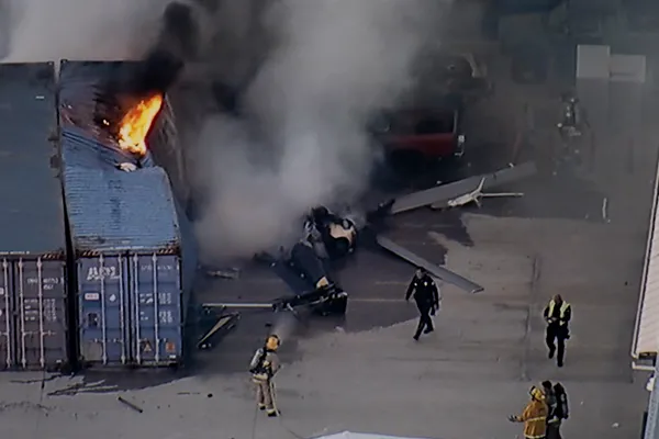 3 people killed when NBC and Telemundo news helicopter crashes while covering LA bus collision