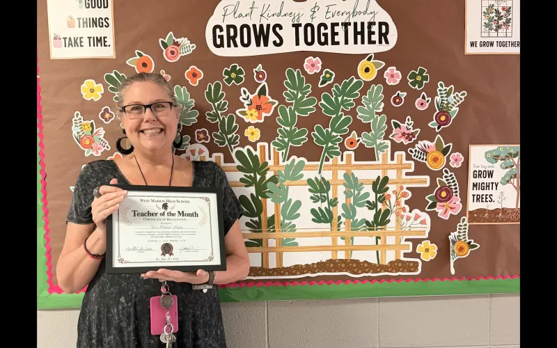 West Marion's August Teacher of the Month
