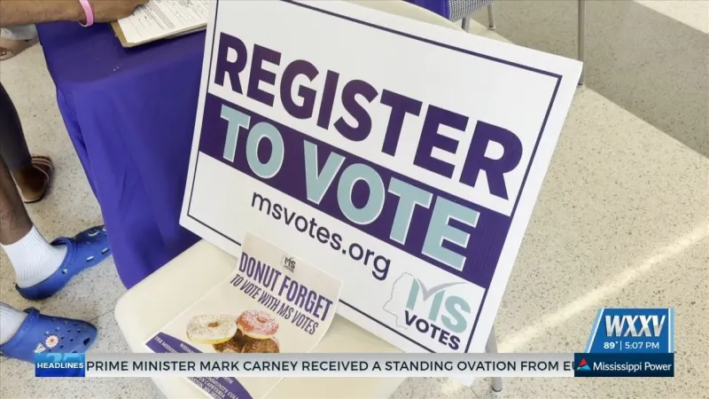 Mississippi Votes stops by MGCCC for National Voter Registration Week