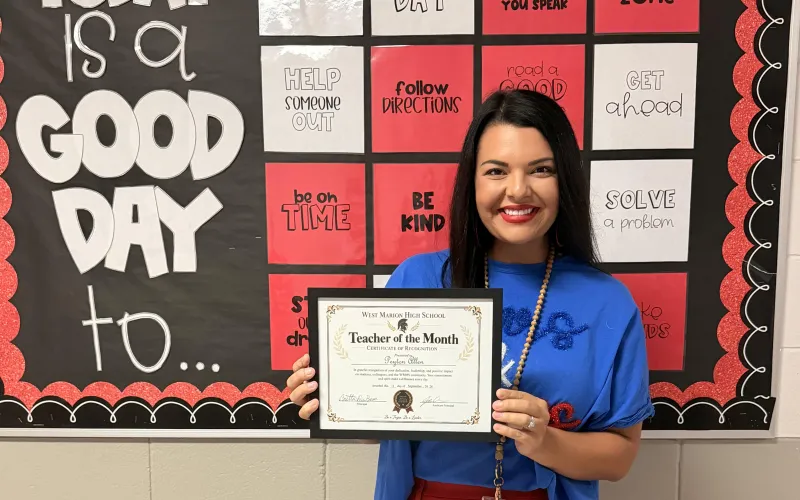 West Marion September Teacher of the Month